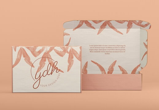 Double printing shipping mailer boxes