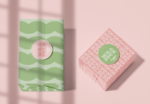 Custom full color printing wrapper paper for gift boxes